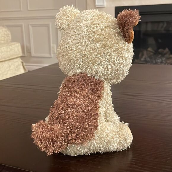 Rootbeer the Curly Hair Dog Ty Beanie Boo Great Condition 11” tall Purple tag - Picture 3 of 7